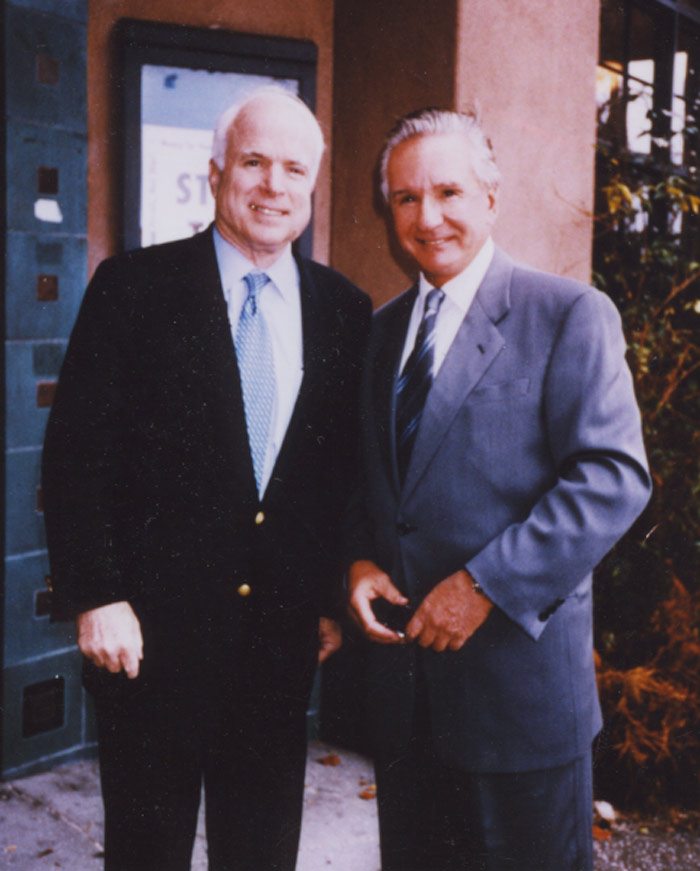 Brian Banmiller with John McCain