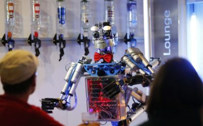 Robotic Bartenders Pour Drinks In Spain